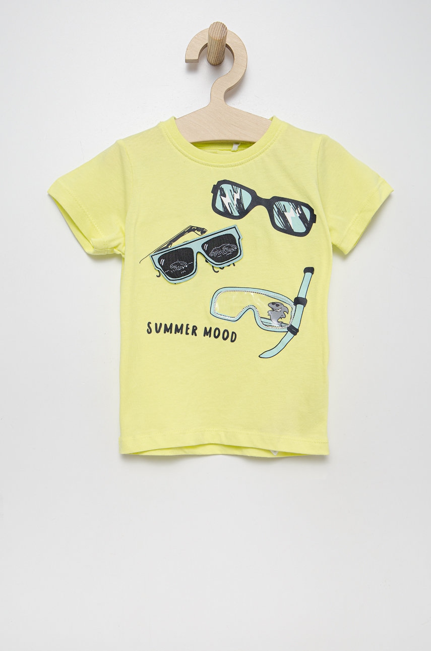 Дитяча бавовняна футболка Name it колір зелений з аплікацією в Києві Дитяча бавовняна футболка Name it колір зелений з аплікацією в Києві