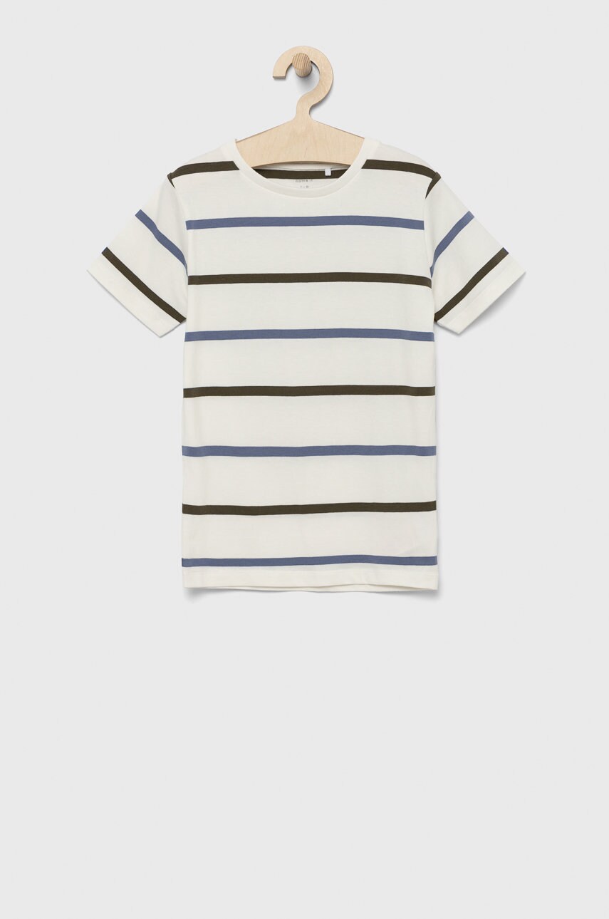 Name it tricou copii culoarea bej, modelator