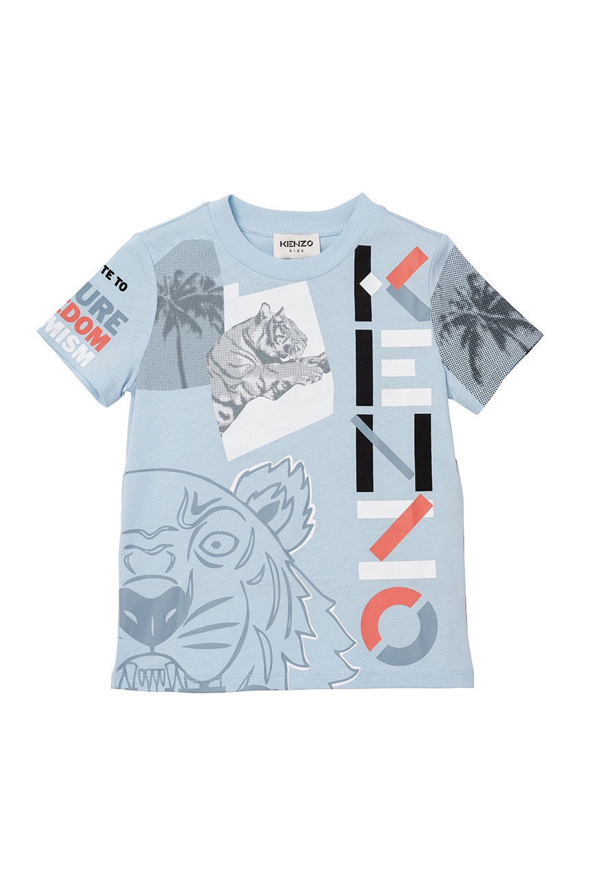 Kenzo Kids tricou de bumbac pentru copii modelator