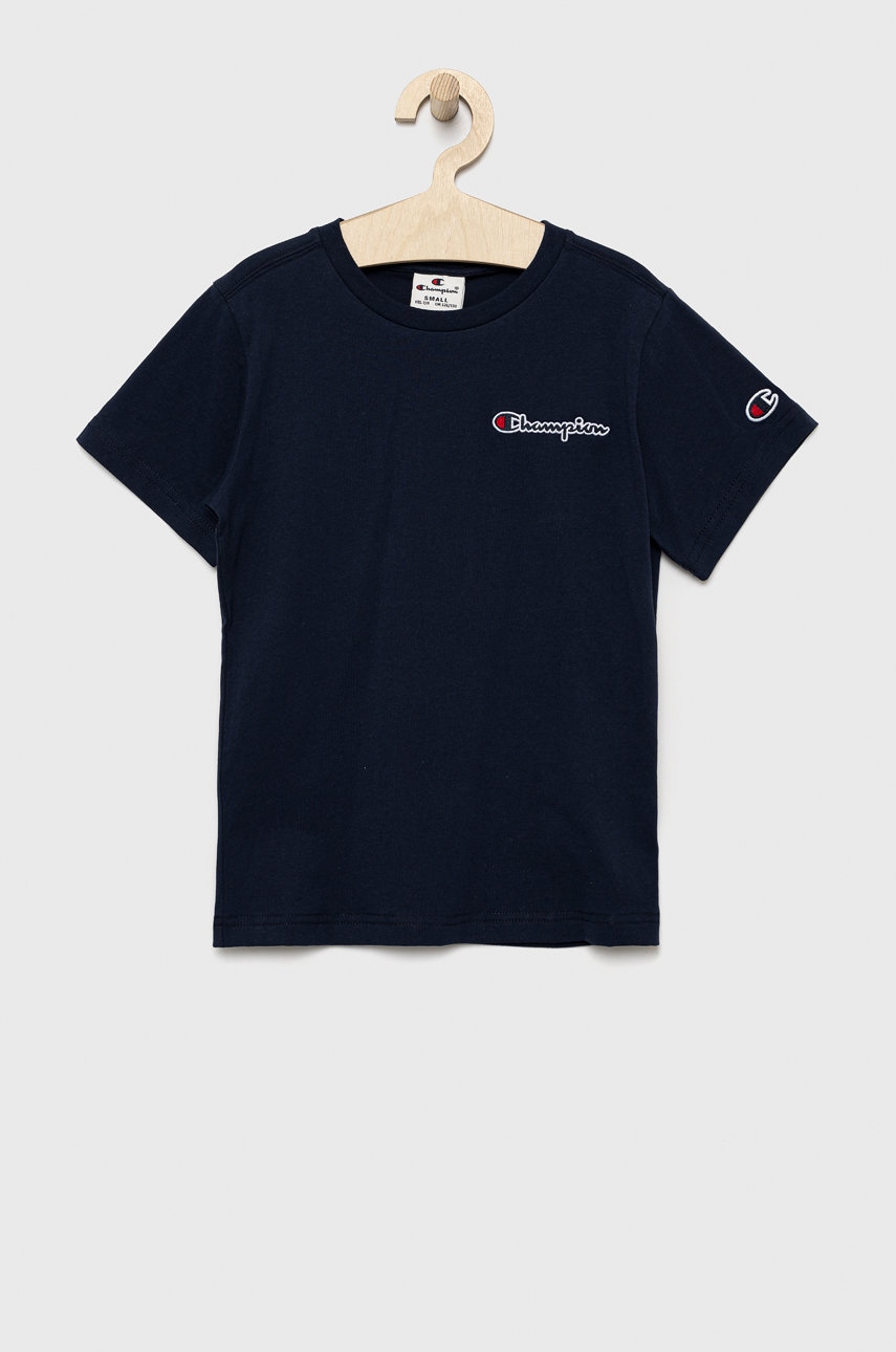 Champion tricou de bumbac pentru copii 305955 culoarea albastru marin, cu imprimeu