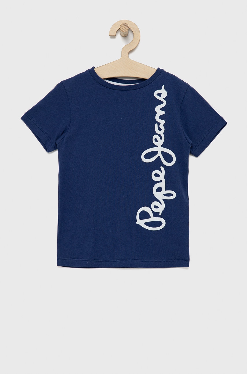 Pepe Jeans tricou de bumbac pentru copii cu imprimeu