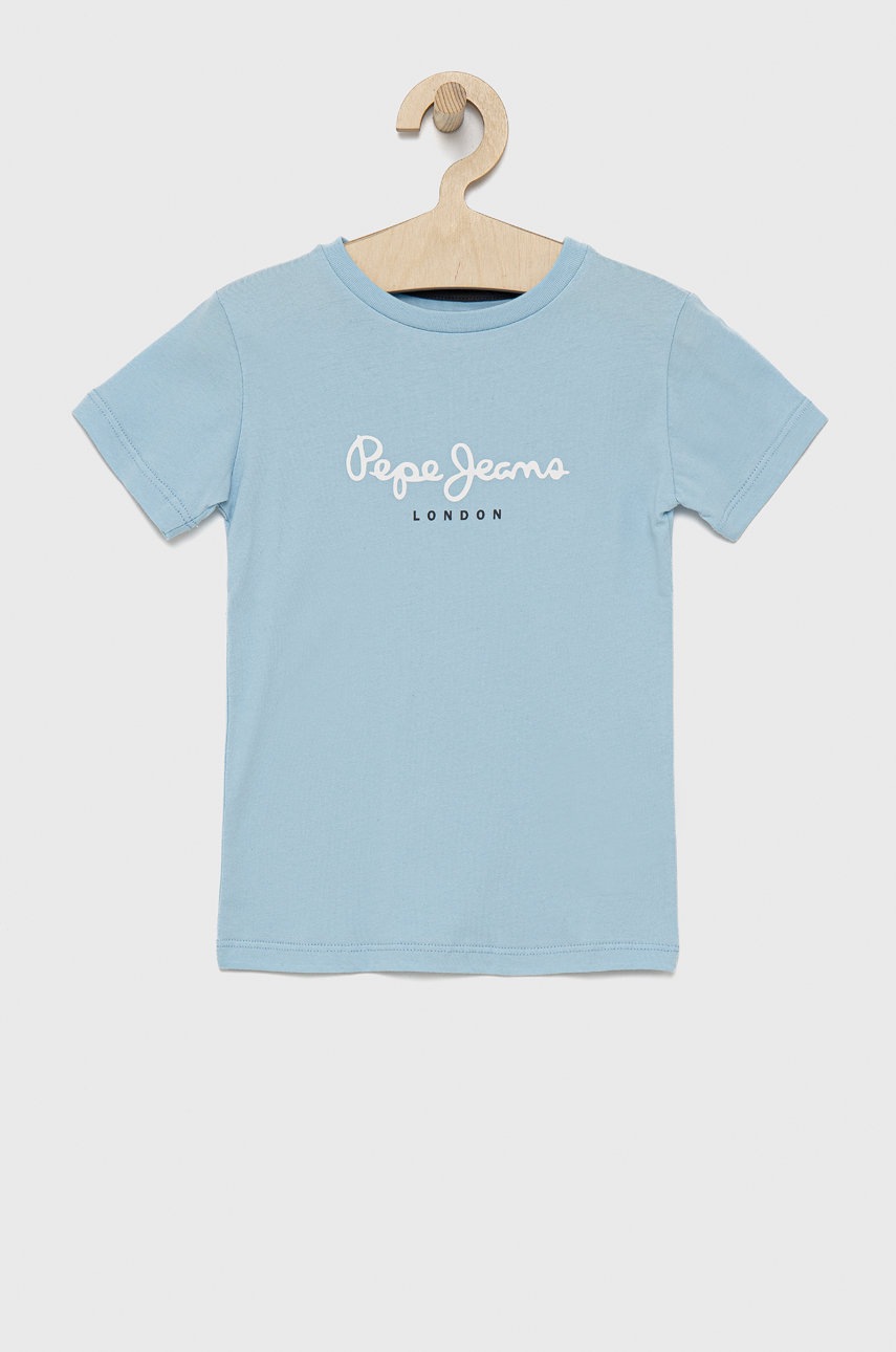 Pepe Jeans t-shirt bawełniany dziecięcy z nadrukiem