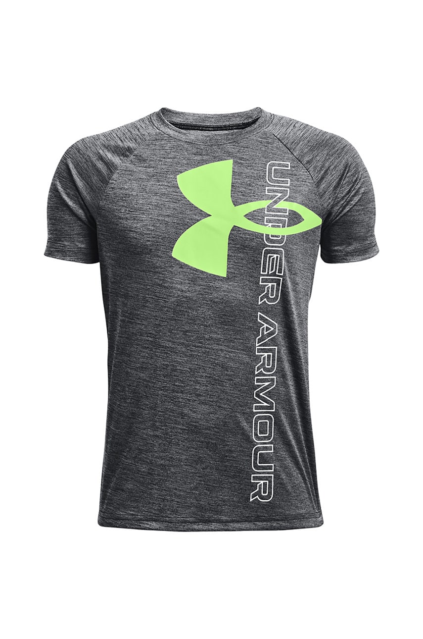 Under Armour tricou copii 1363279 culoarea negru, cu imprimeu