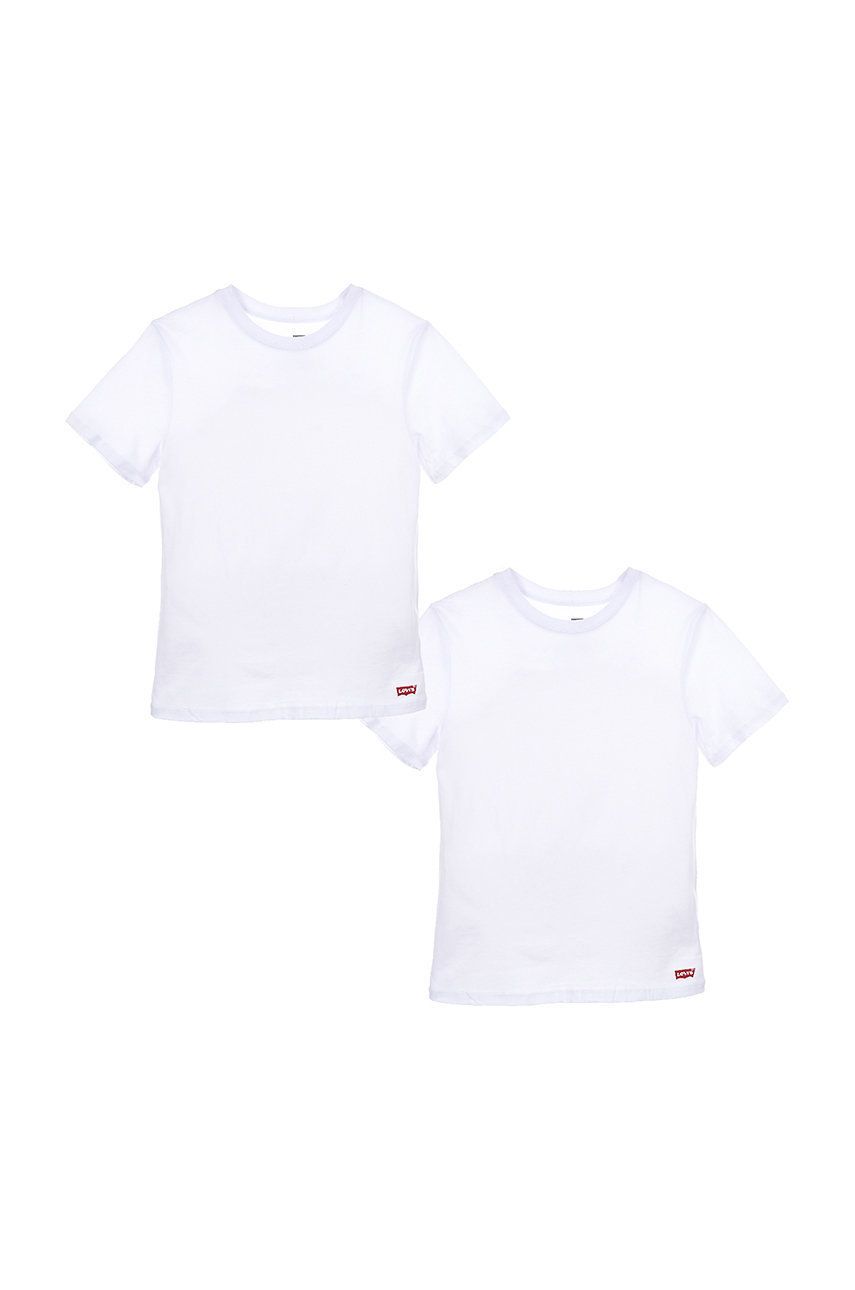 E-shop Dětské tričko Levi's bílá barva