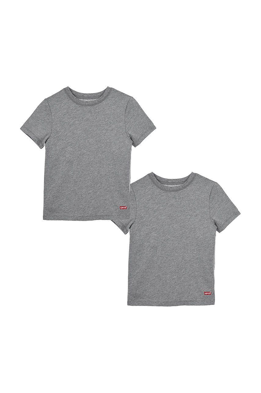 E-shop Dětské tričko Levi's šedá barva