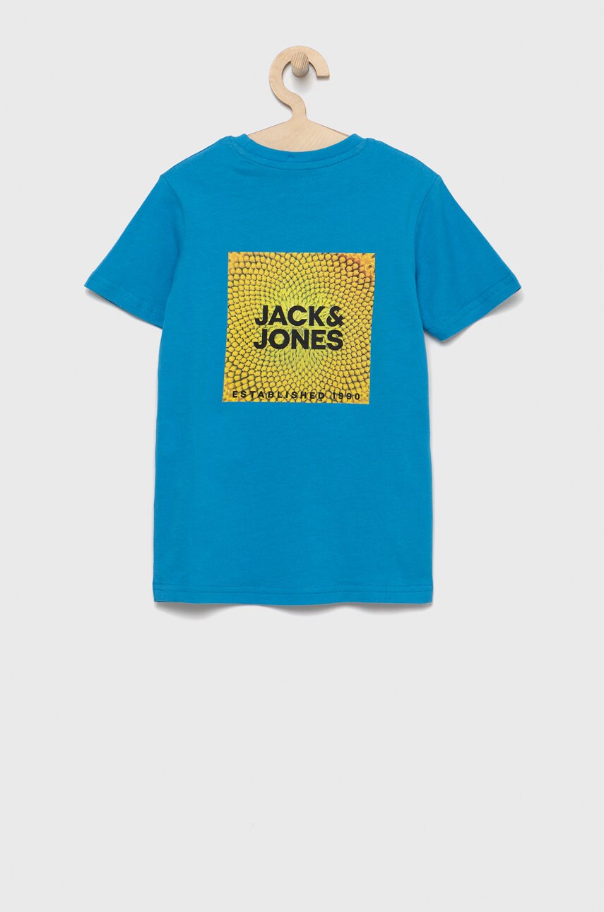

Детская хлопковая футболка Jack & Jones с принтом