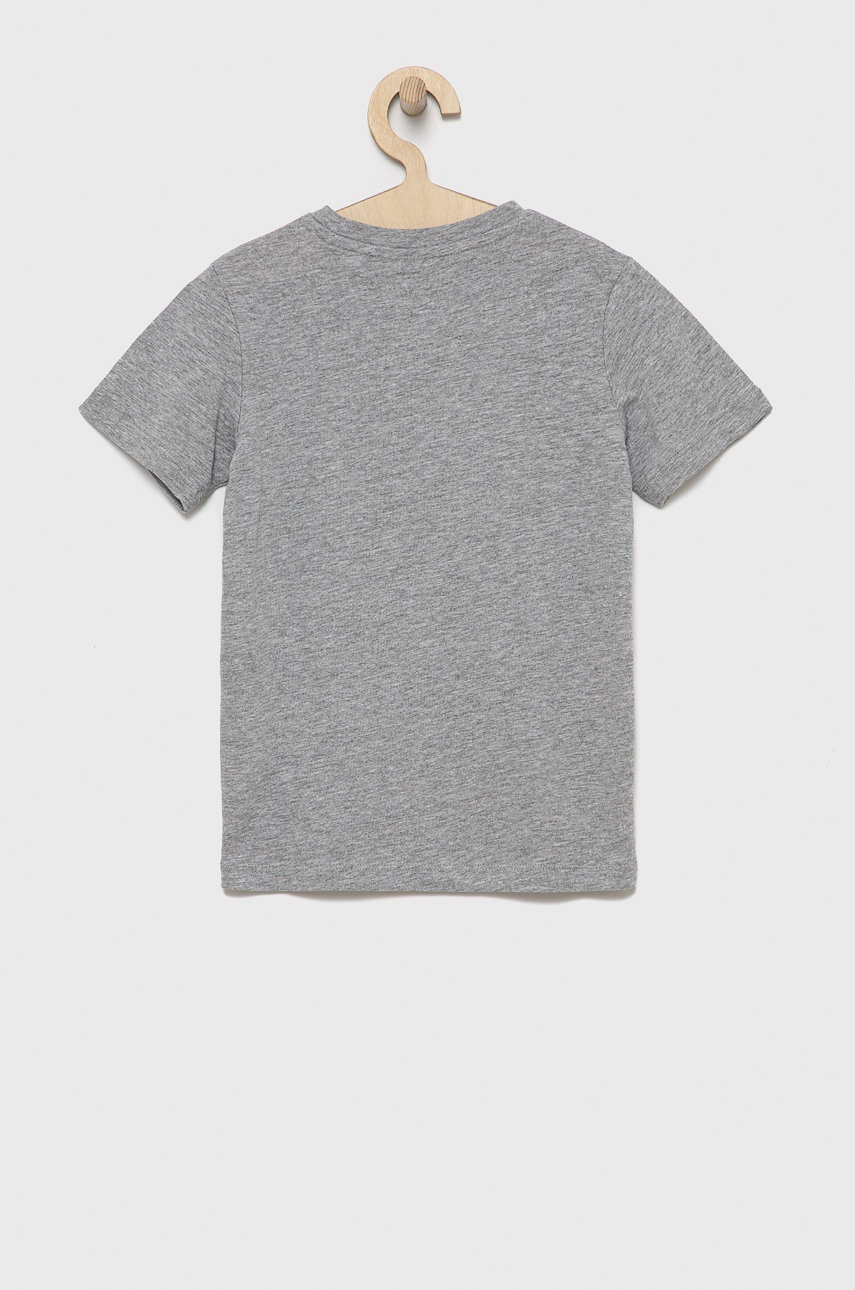 

Дитяча футболка Jack & Jones колір сірий меланж