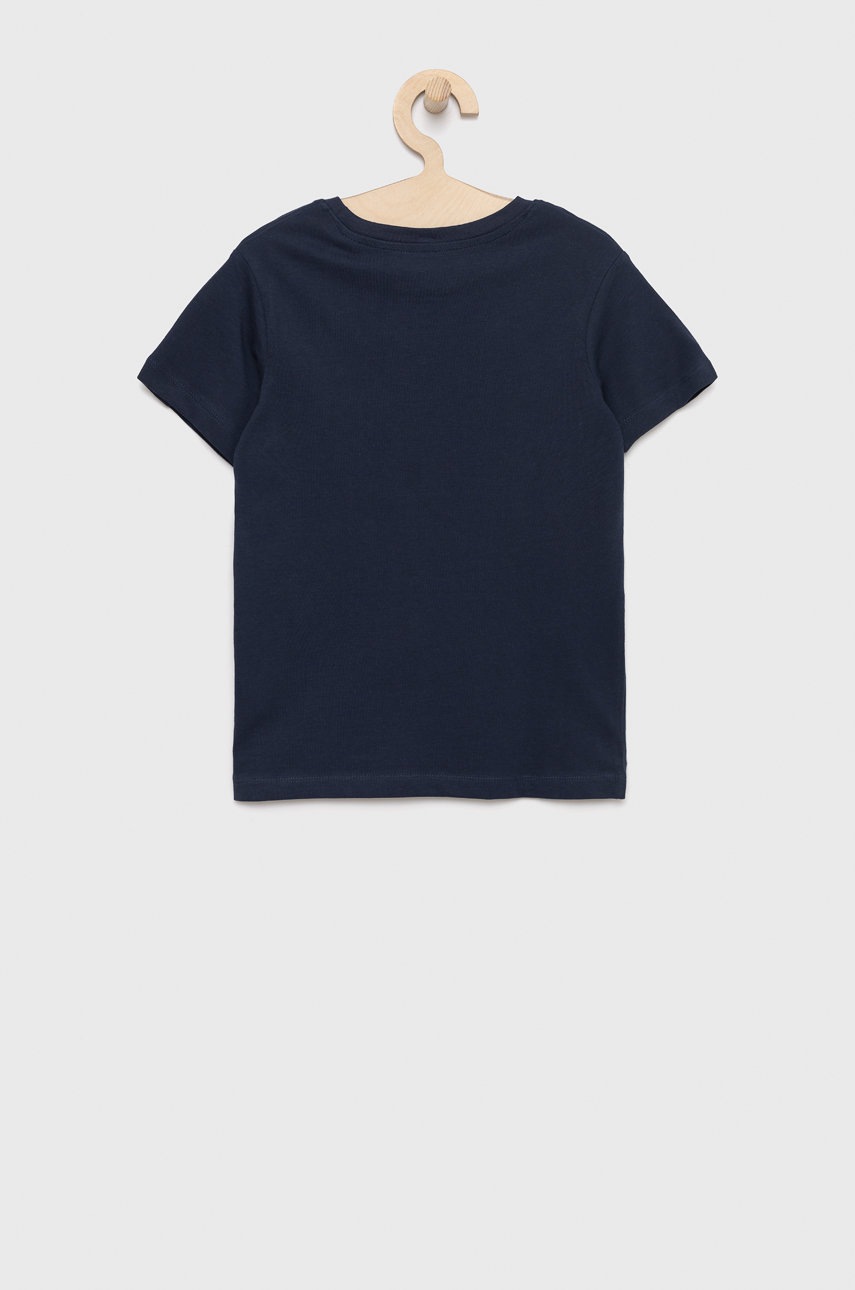 

Детская хлопковая футболка Jack & Jones цвет синий с принтом