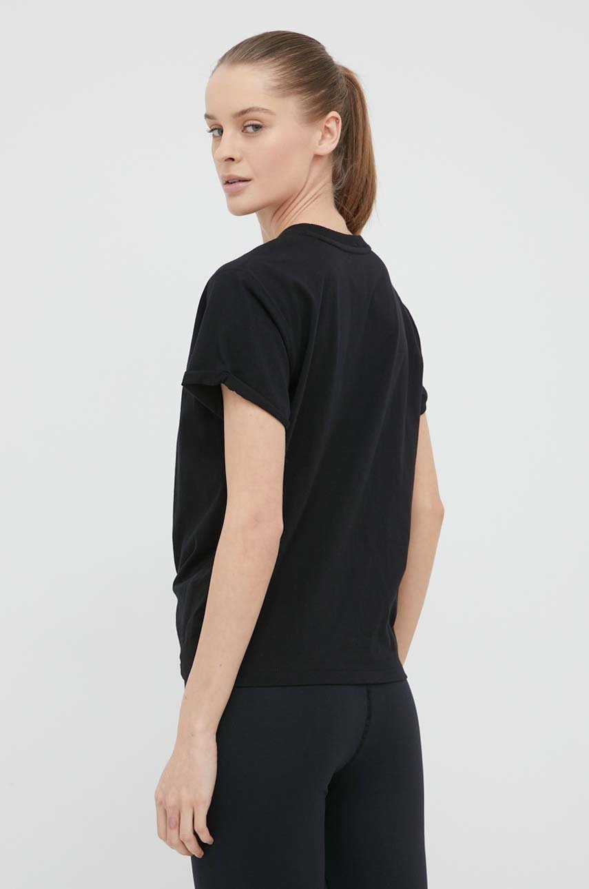 

Хлопковая футболка Dkny цвет чёрный