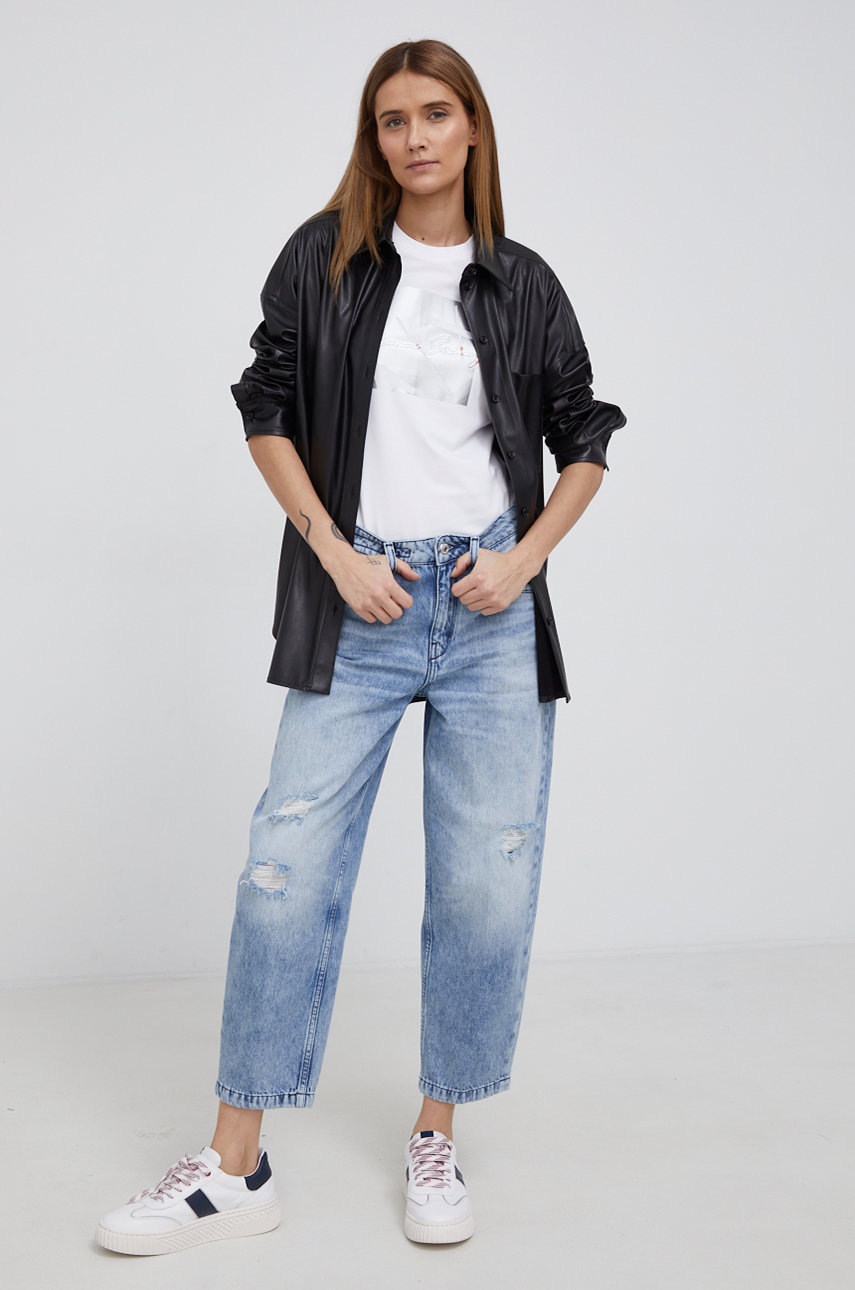 

Футболка Armani Exchange жіноча колір білий