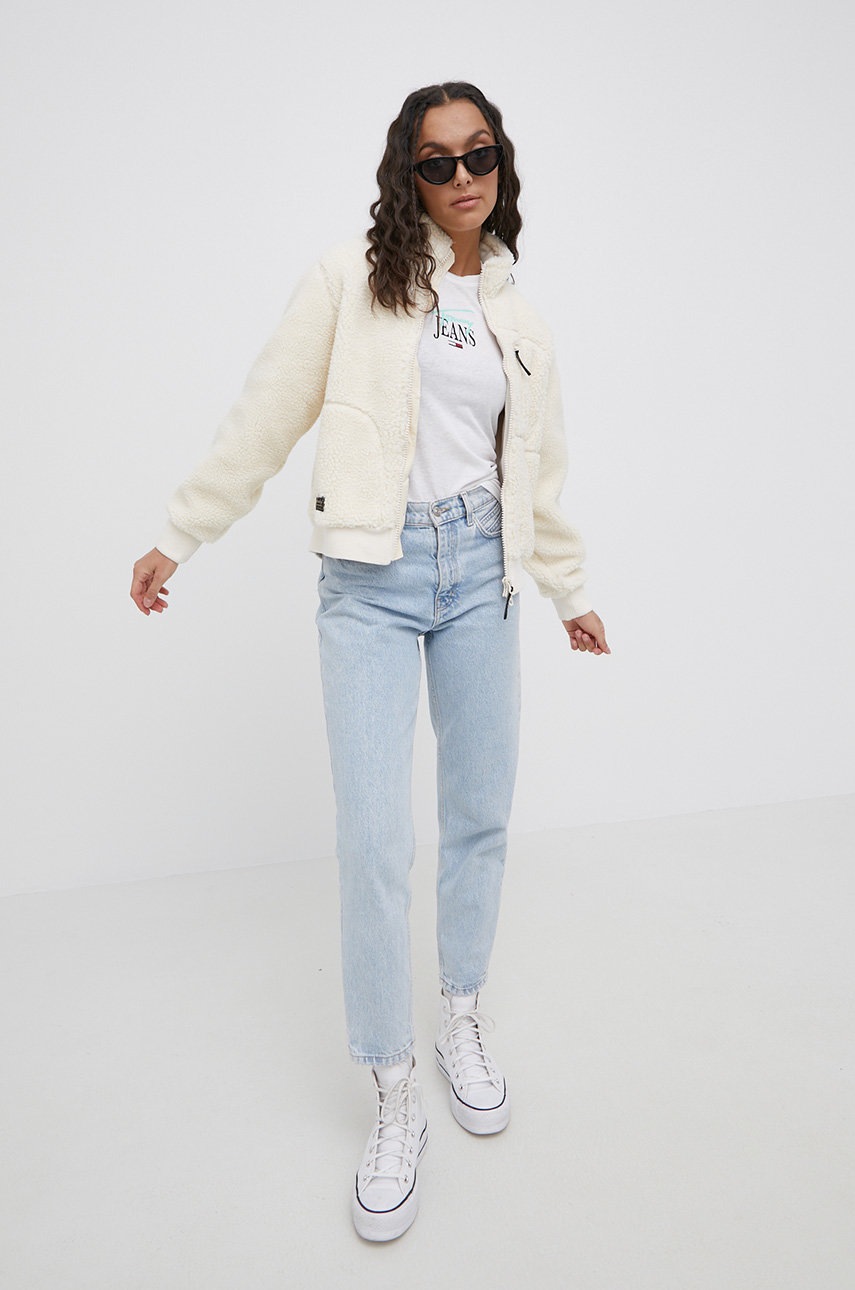 

Футболка Tommy Jeans жіночий колір білий