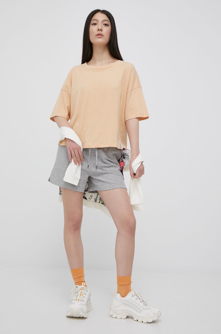 

Памучна тениска Noisy May в оранжево, Оранжев