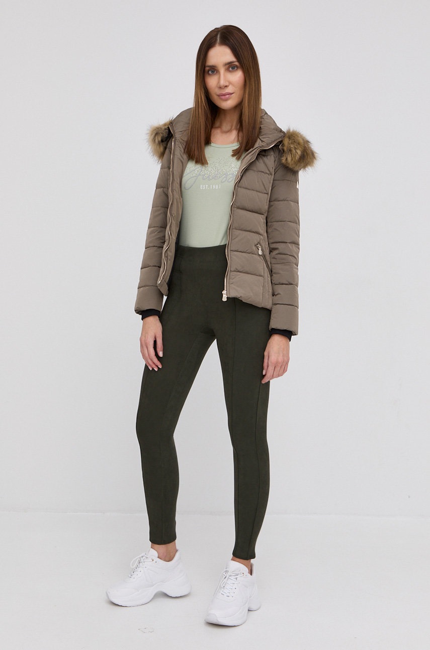 

Футболка Guess колір зелений