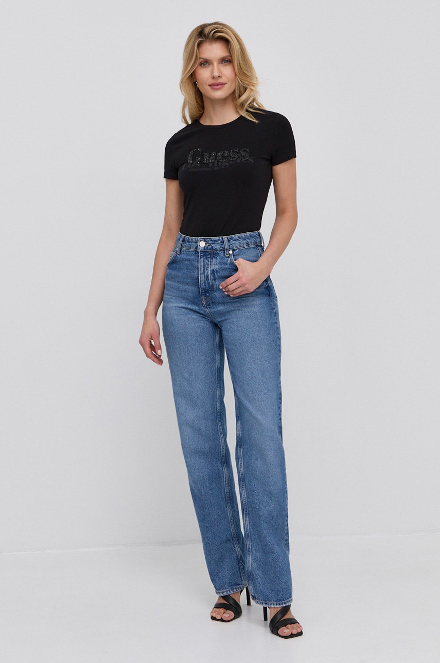 

Футболка Guess цвет чёрный
