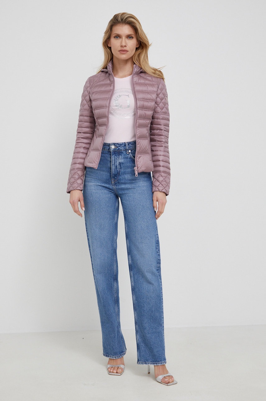 

Футболка Guess женский цвет розовый