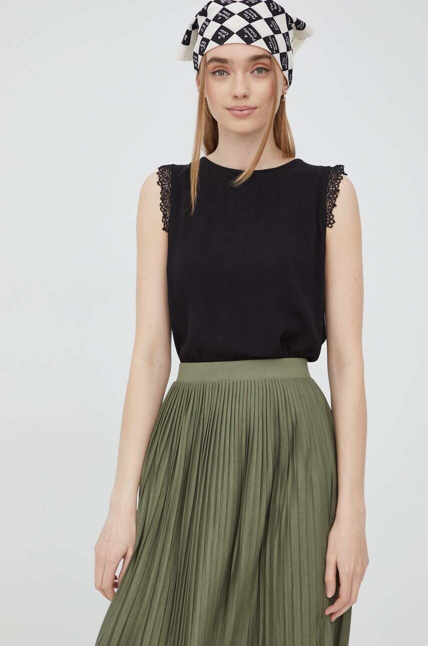 

Блуза Vero Moda в черно с изчистен дизайн, Черен