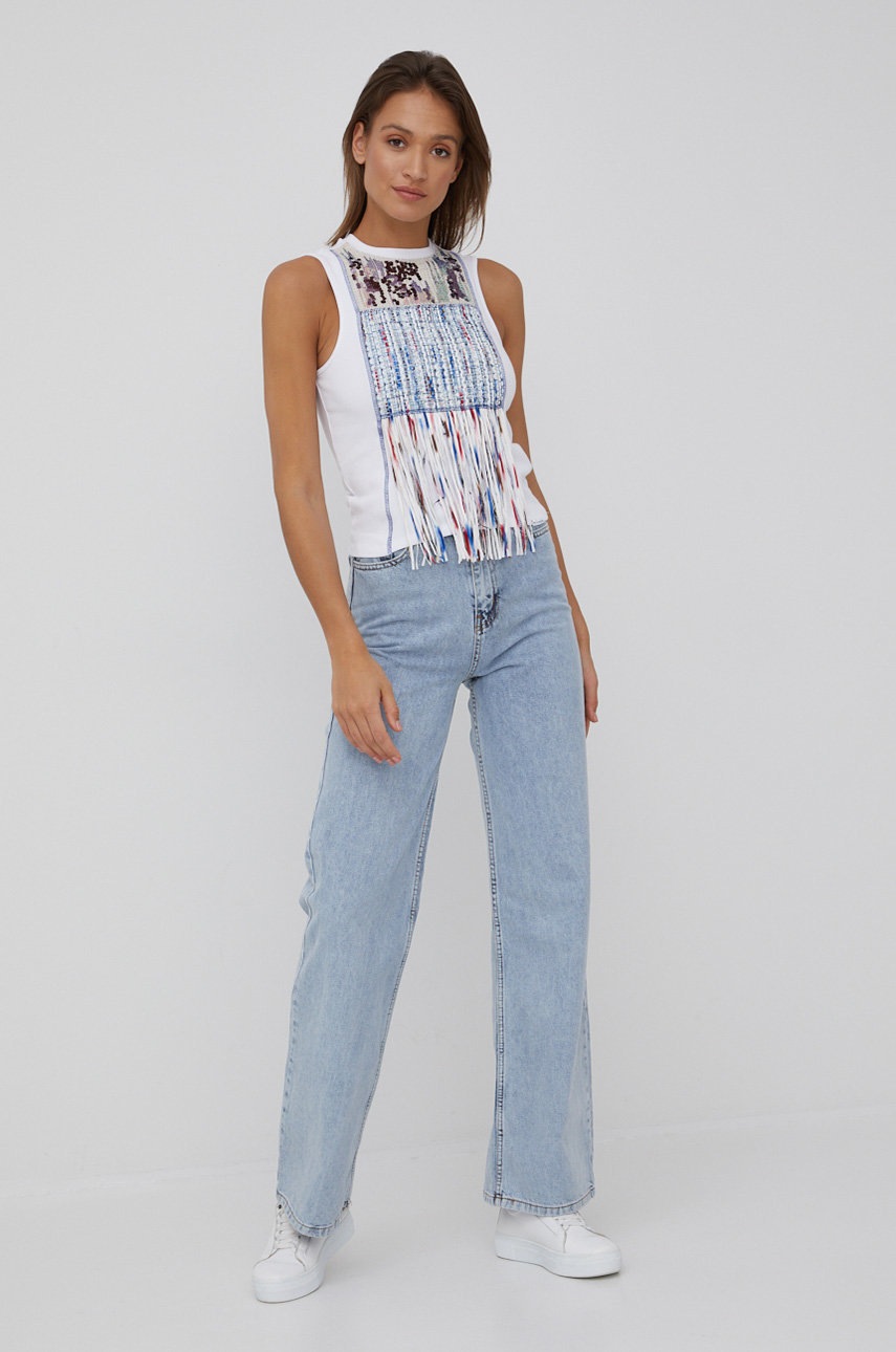 

Топ Desigual женский цвет белый