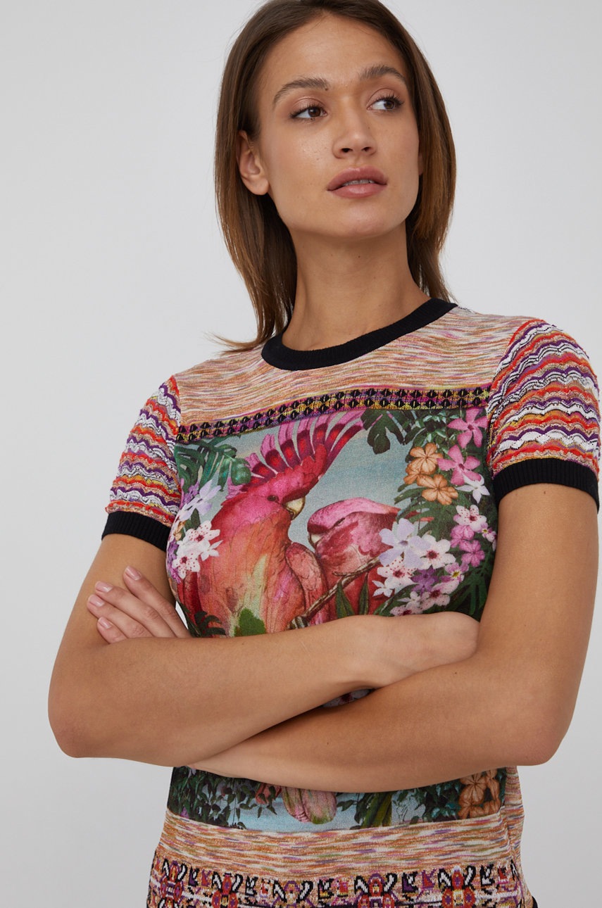 

Тениска Desigual дамски, Многоцветен
