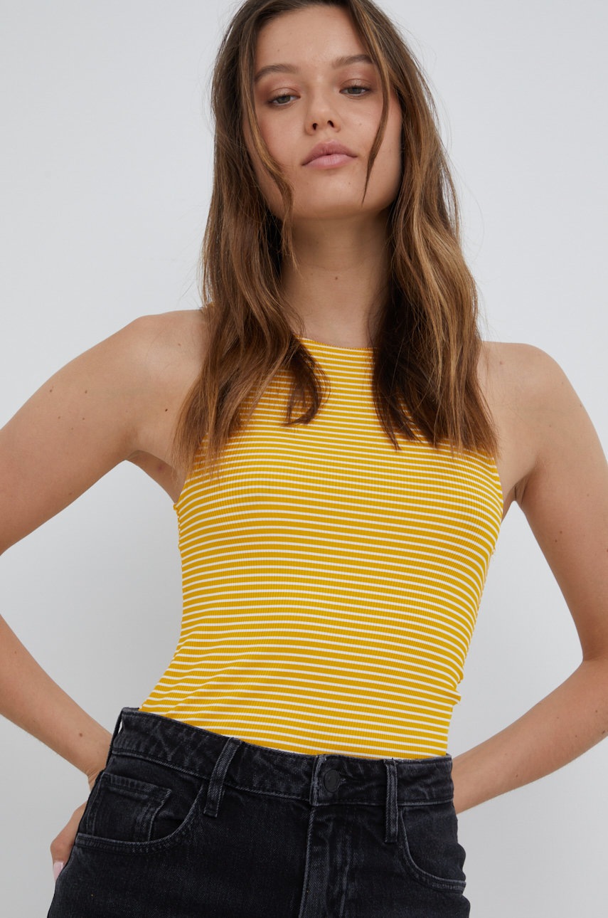 

Топ Vero Moda дамски в жълто, Жълт