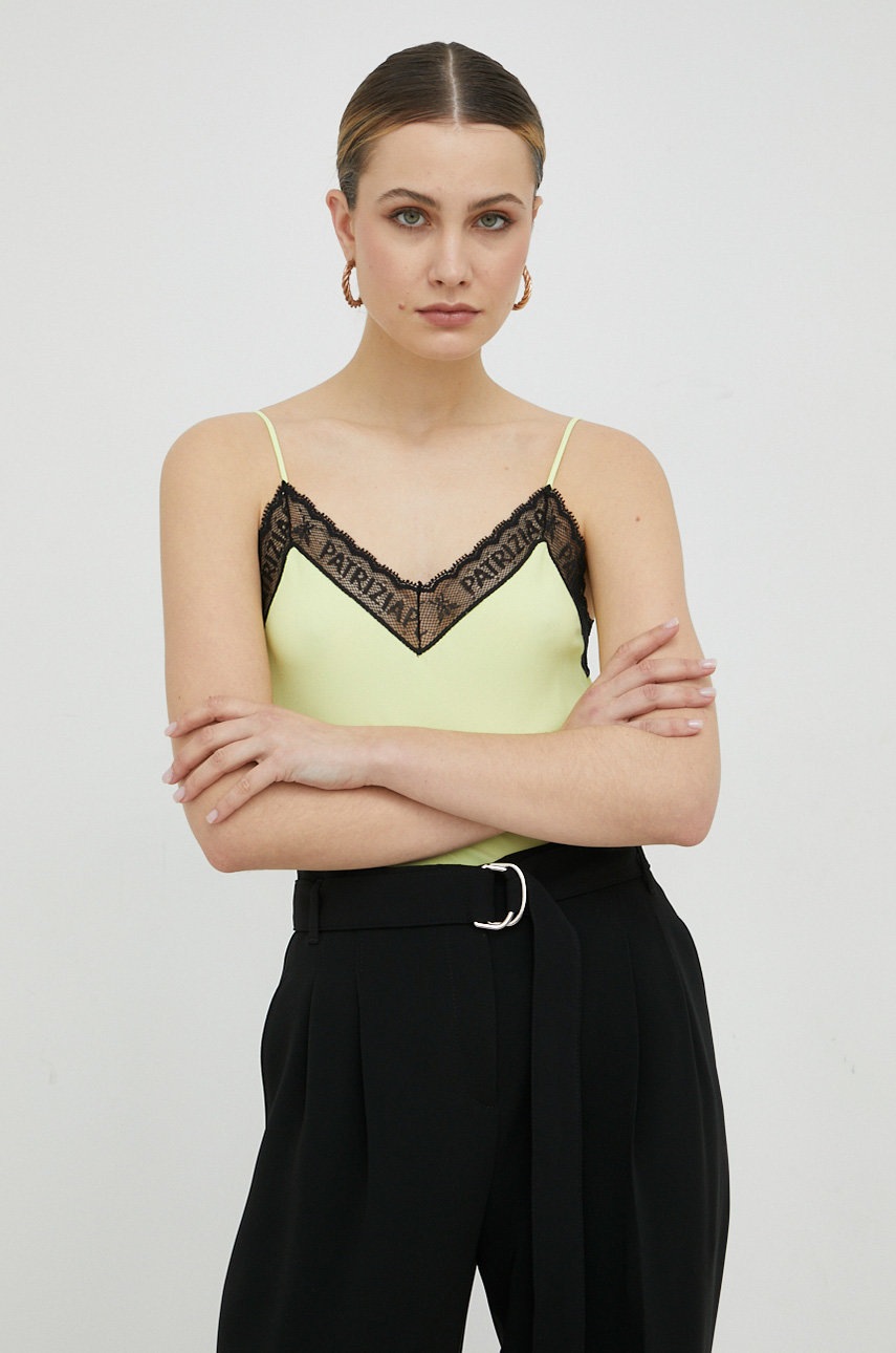 

Блузка Patrizia Pepe колір зелений