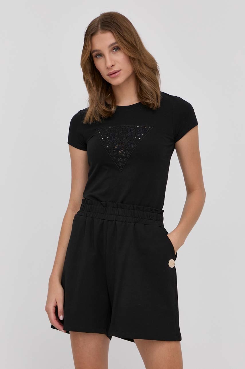 

Футболка Guess женский цвет чёрный