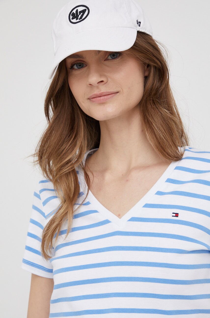 

Памучна тениска Tommy Hilfiger, Син
