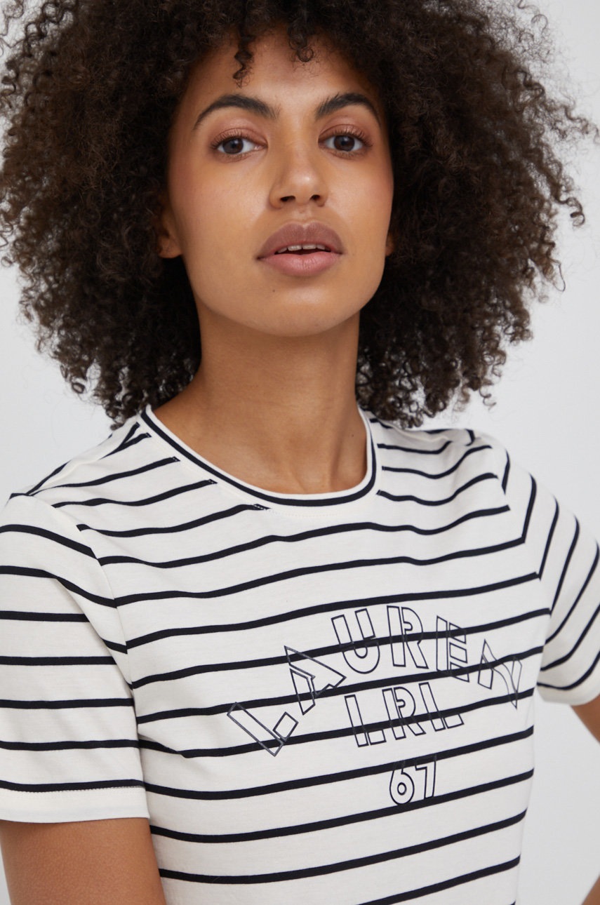 

Тениска Lauren Ralph Lauren дамски в бежово, Бежов