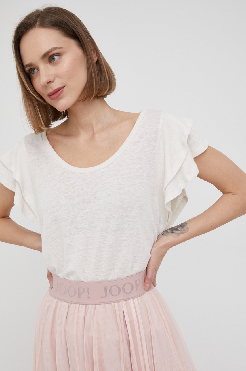 

Ленена тениска GAP в бежово, Бежов
