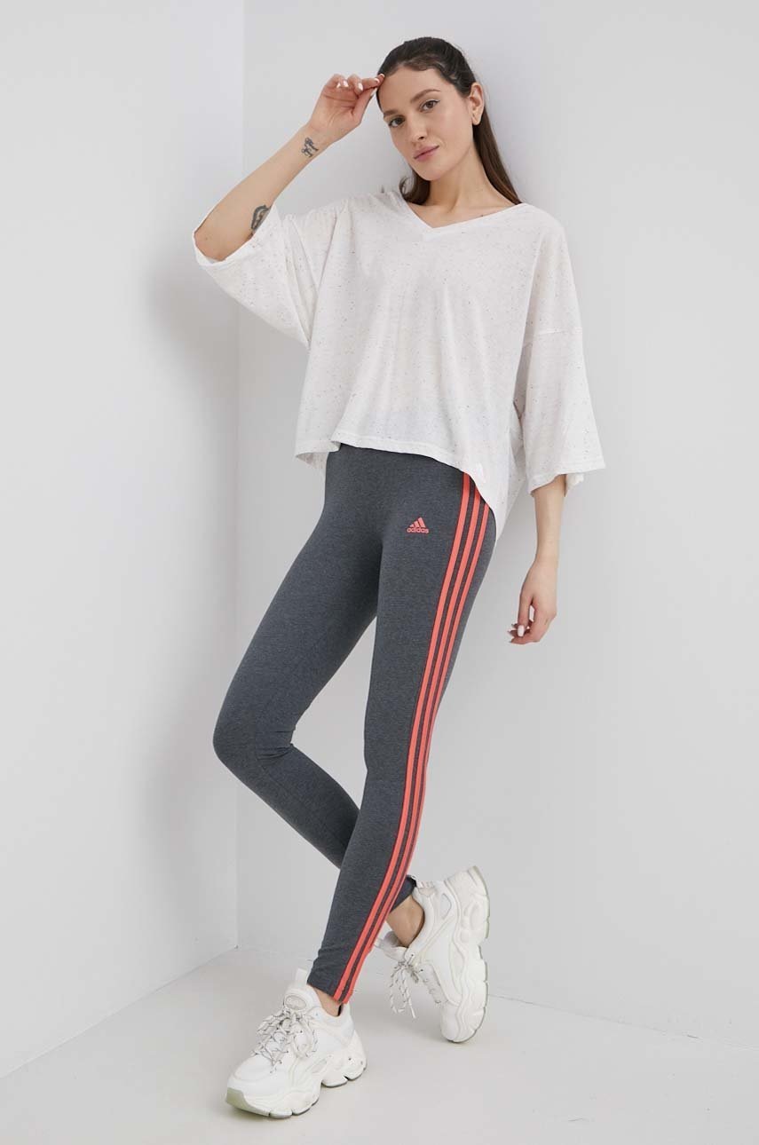 

Лонгслив adidas Performance HE4170 женский цвет белый
