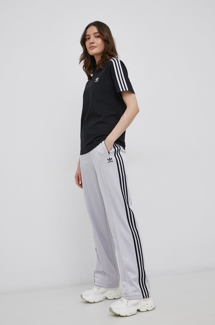 Adidas originals tricou din bumbac adicolor culoarea negru
