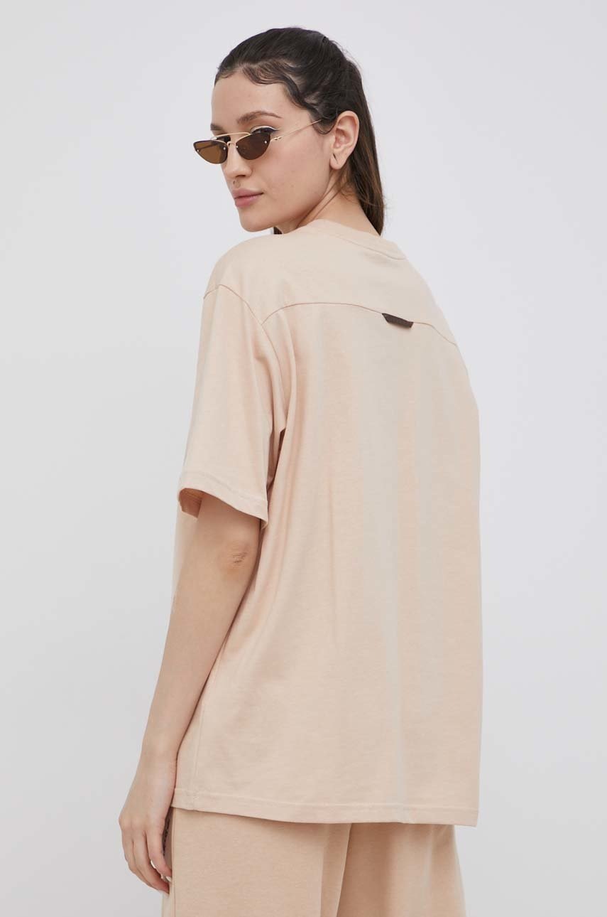 

Футболка adidas Originals HM4878 жіночий колір бежевий