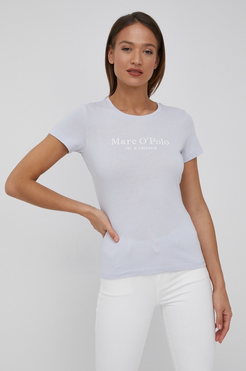 

Памучна тениска Marc O'Polo, Син