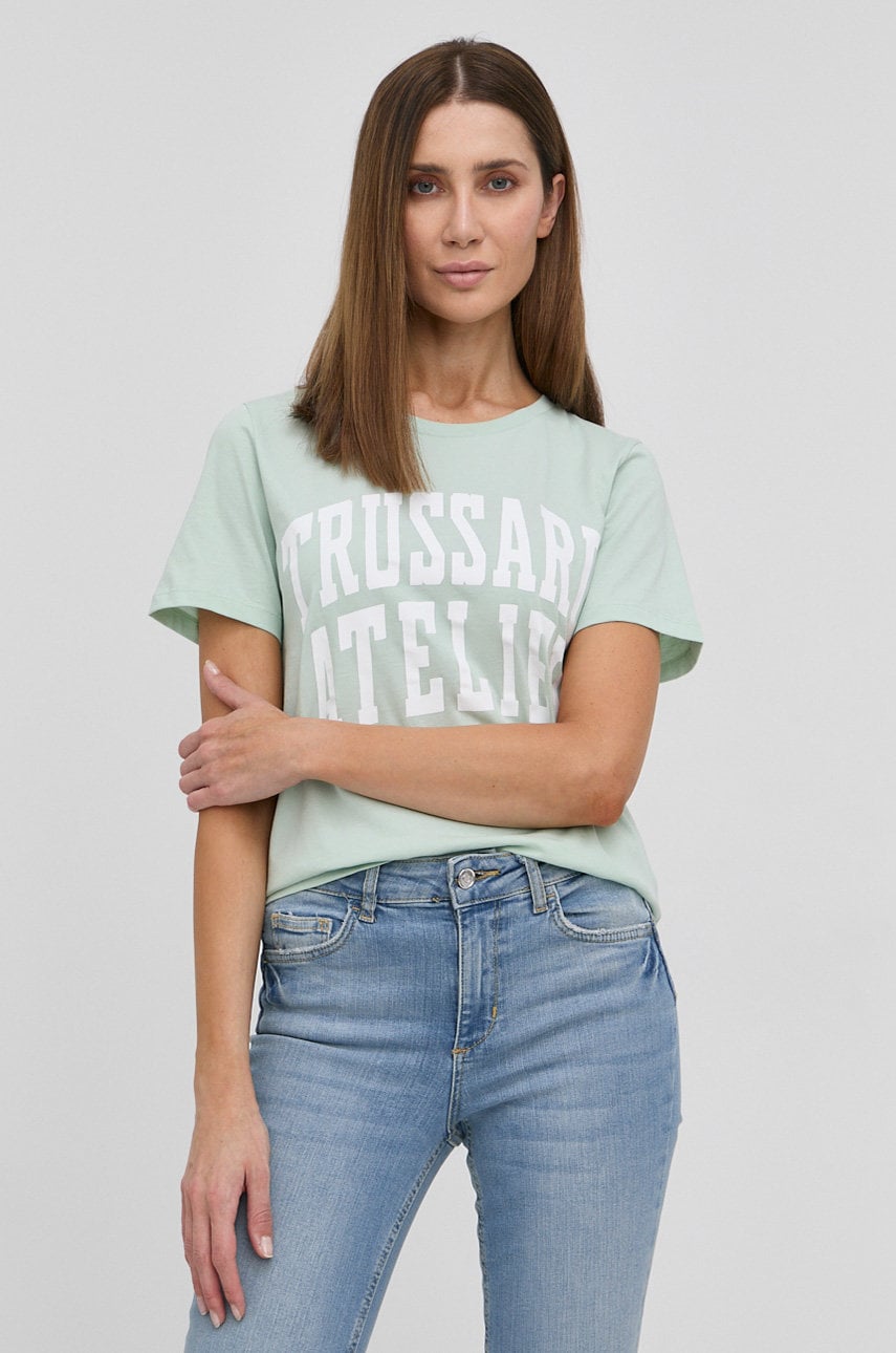 Trussardi - tricou din bumbac