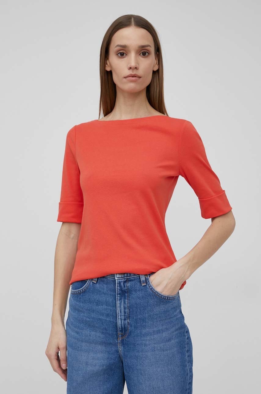 

Тениска Lauren Ralph Lauren дамски в оранжево, Оранжев