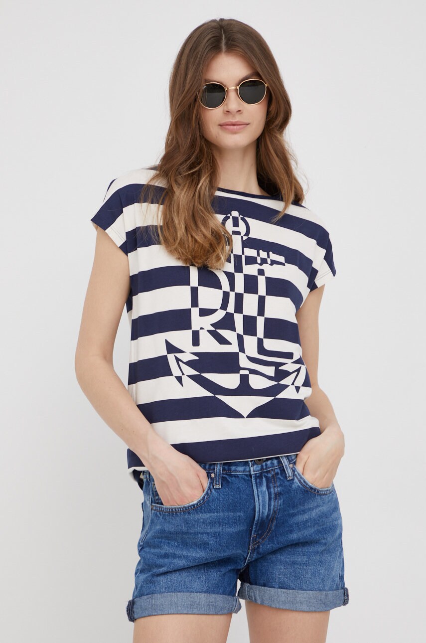 

Футболка Lauren Ralph Lauren женский цвет синий