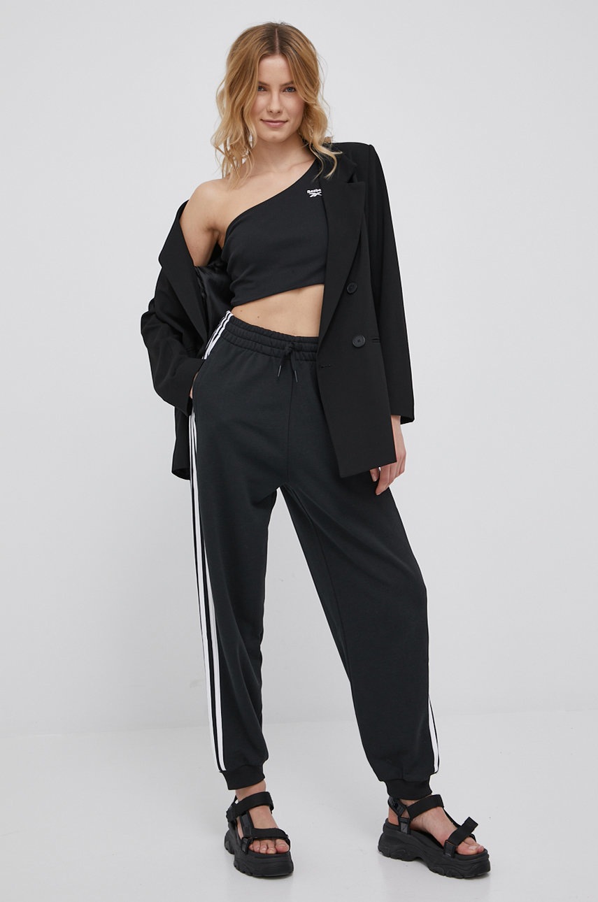 

Топ Reebok H46818 женский цвет чёрный