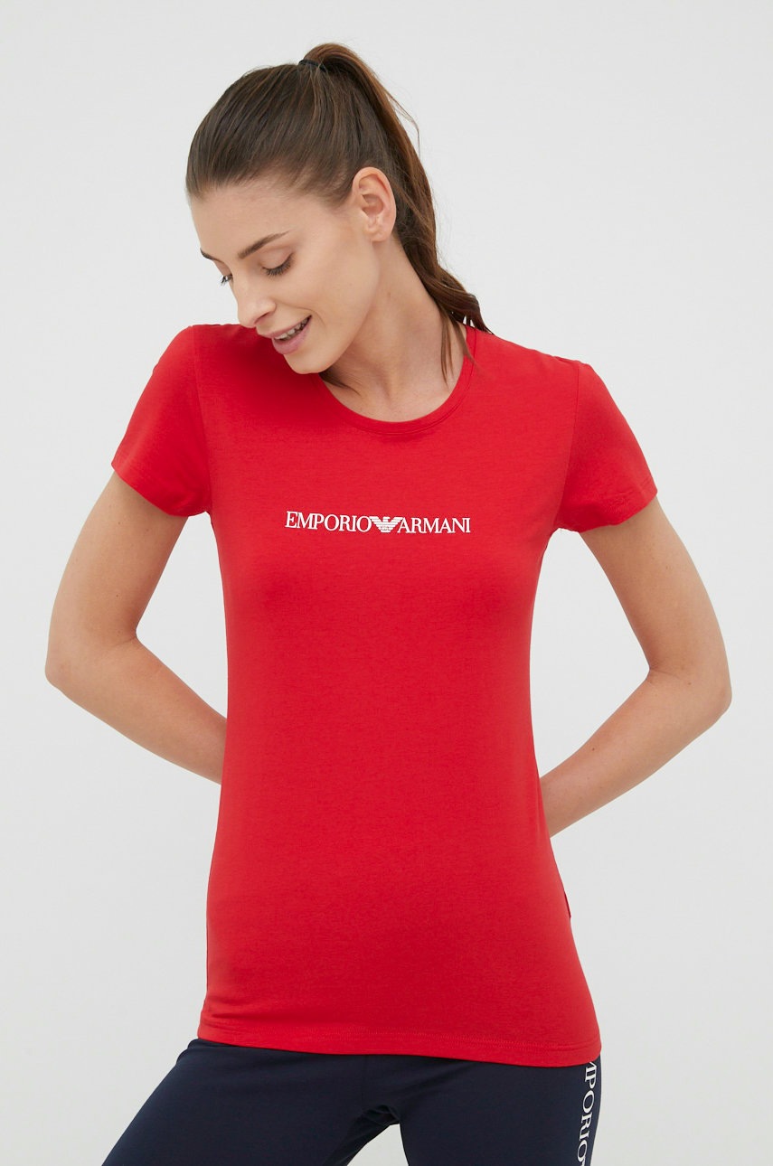 

Тениска Emporio Armani Underwear в червено, Червен