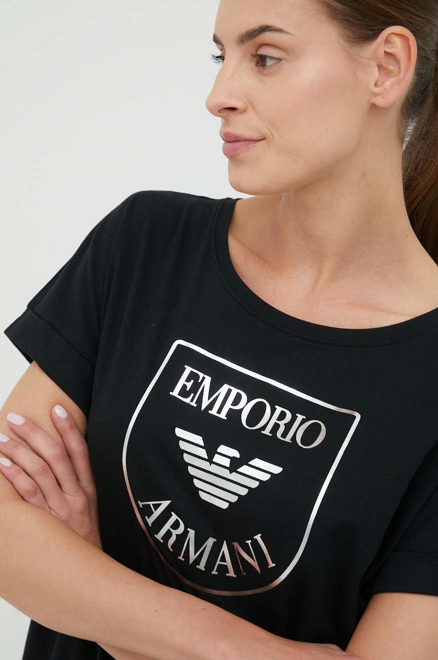

Бавовняна футболка Emporio Armani Underwear колір чорний