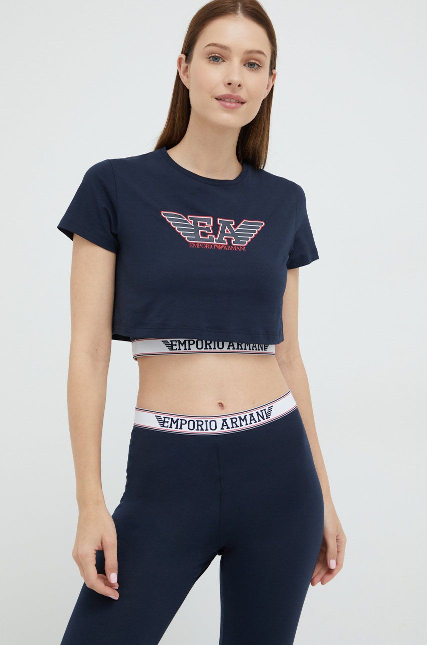 Emporio Armani Underwear t-shirt 164431.2R219 damski kolor granatowy