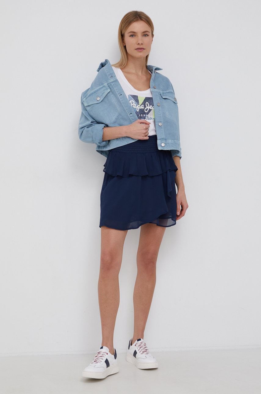 

Футболка Pepe Jeans Dafne колір білий