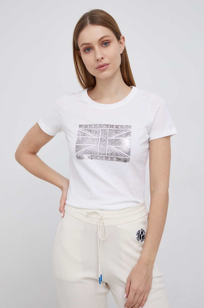 Pepe Jeans - T-shirt bawełniany Beatriz