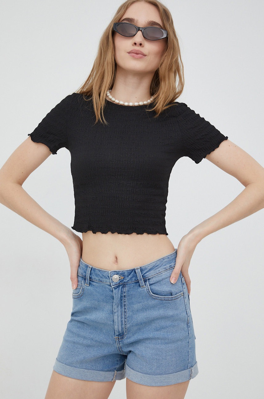 

Тениска Vero Moda в черно, Черен