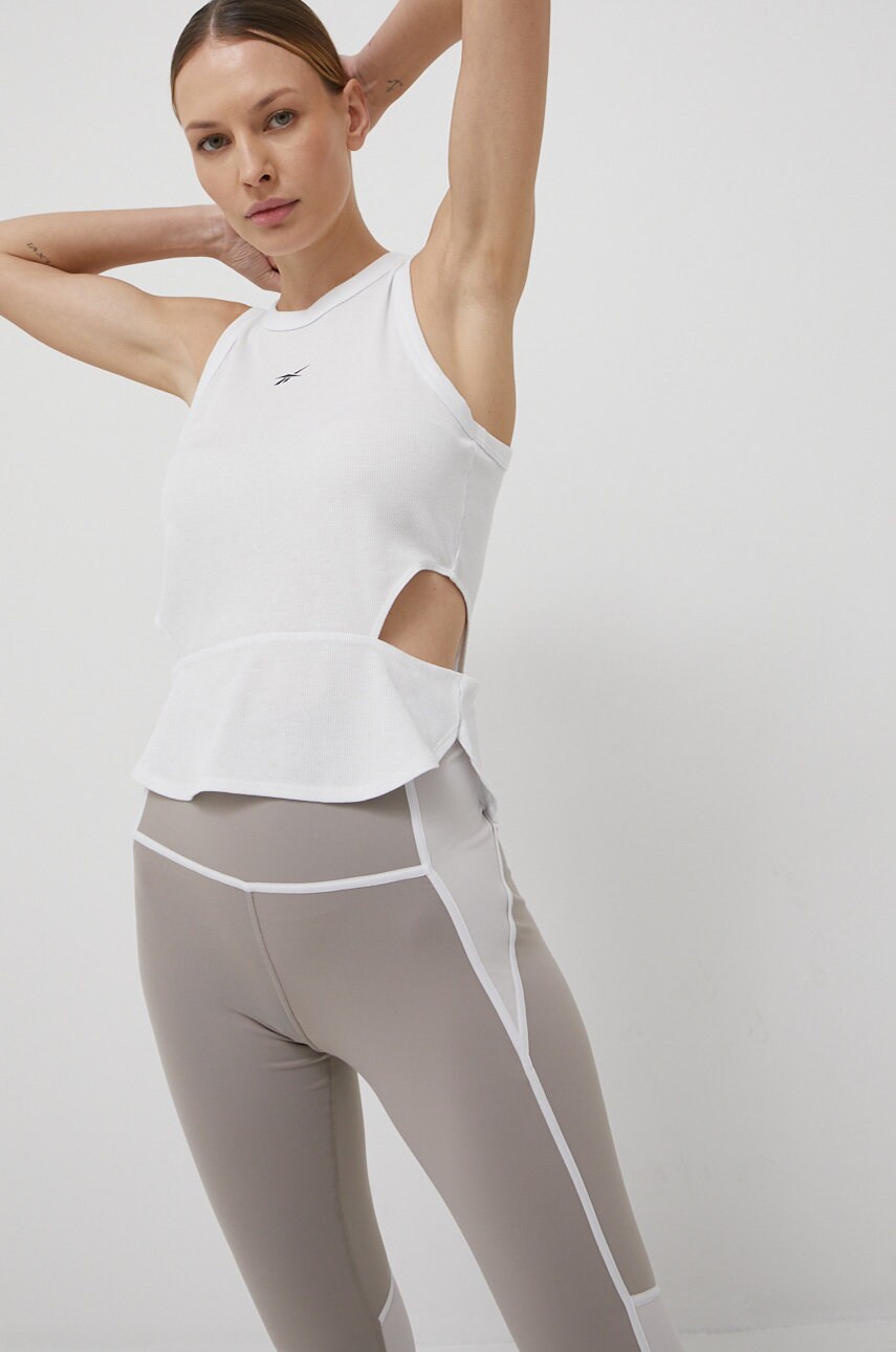 

Топ для тренировок Reebok Cut Out H46656 цвет серый