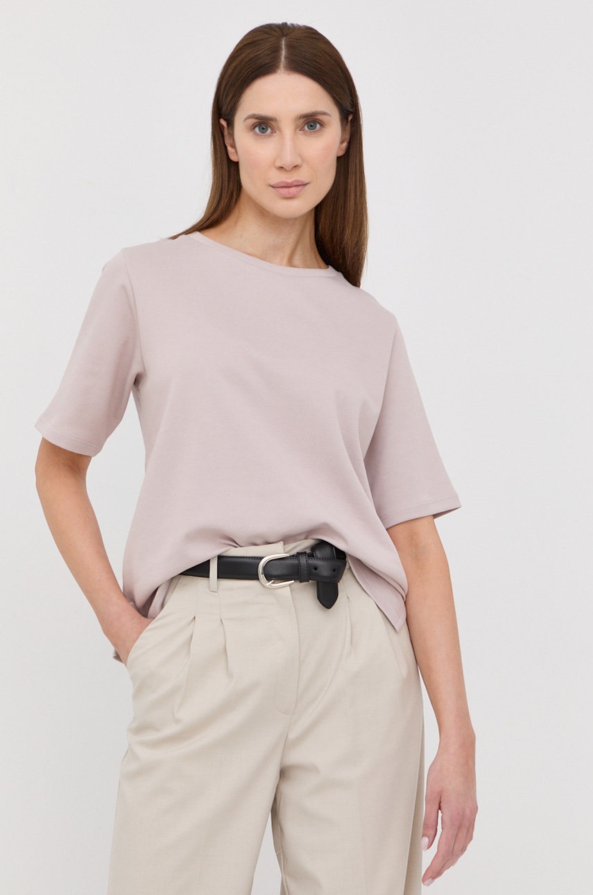 

Тениска Max Mara Leisure дамска в розово, Розов