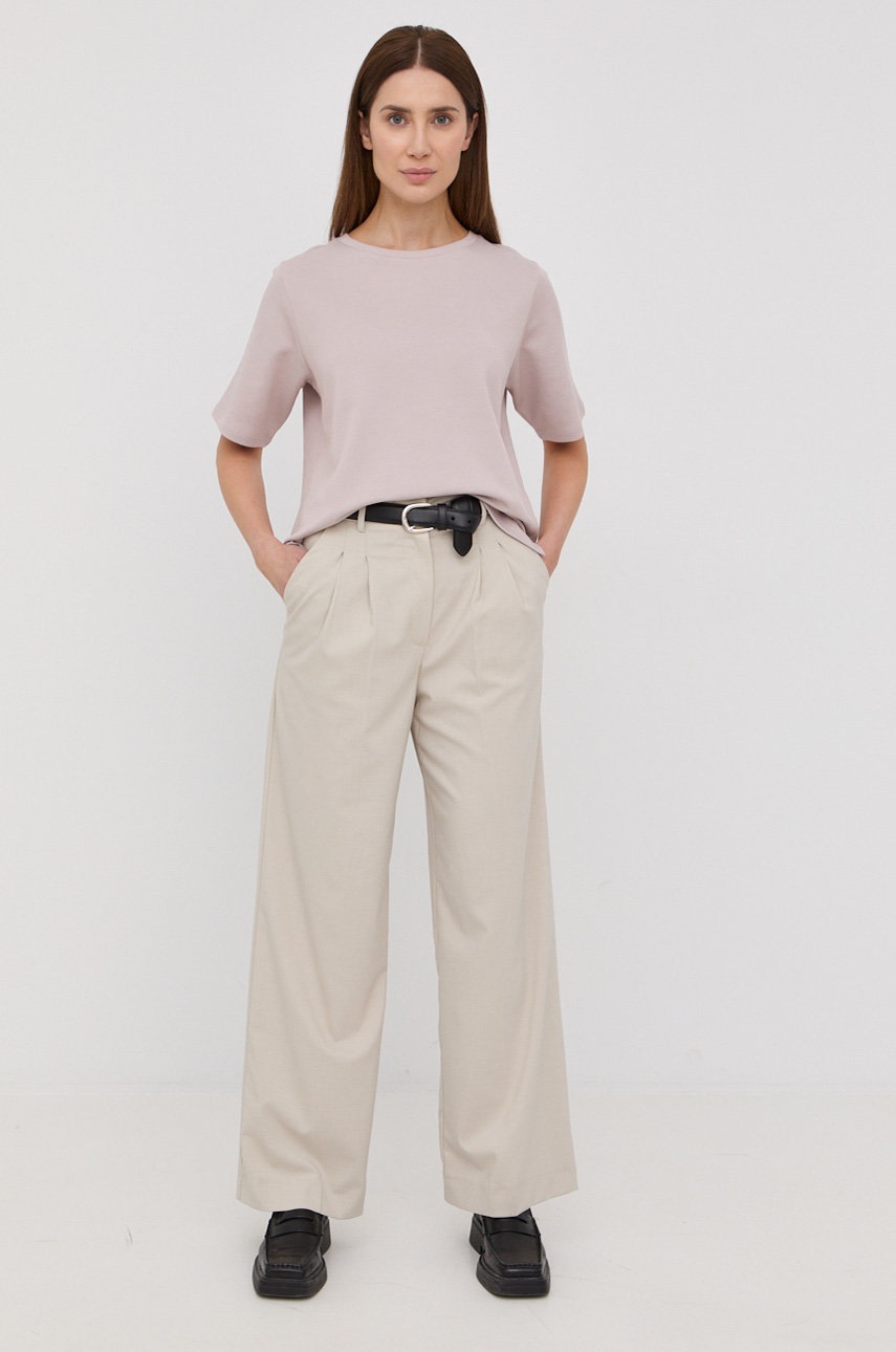 

Футболка Max Mara Leisure женская цвет розовый