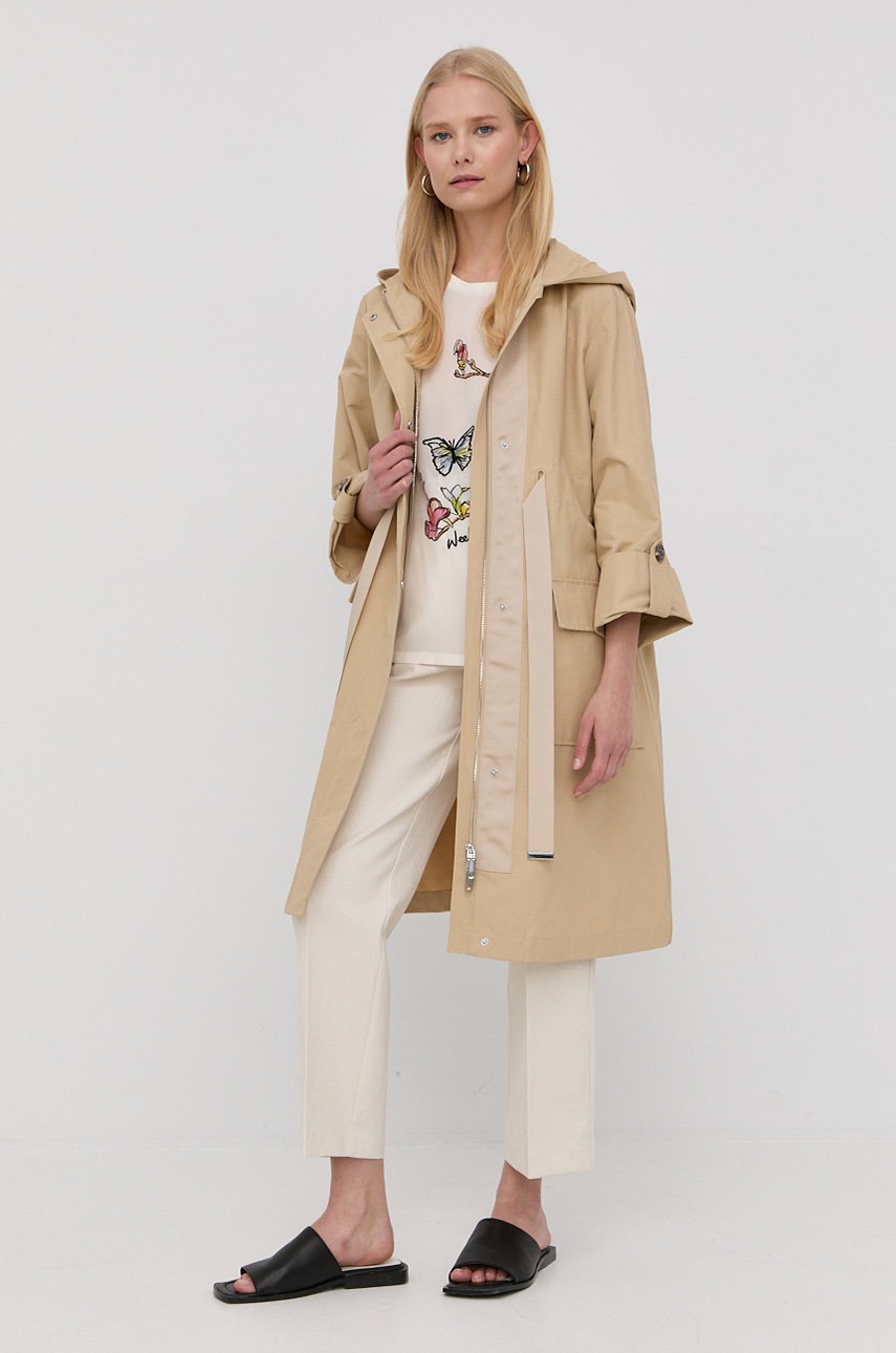 

Блузка Weekend Max Mara колір бежевий
