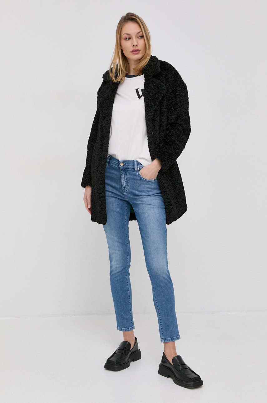 

Бавовняна футболка Weekend Max Mara колір білий