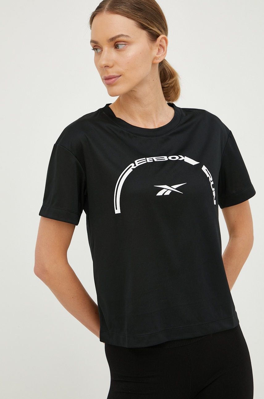 

Бігова футболка Reebok Workout Ready колір чорний
