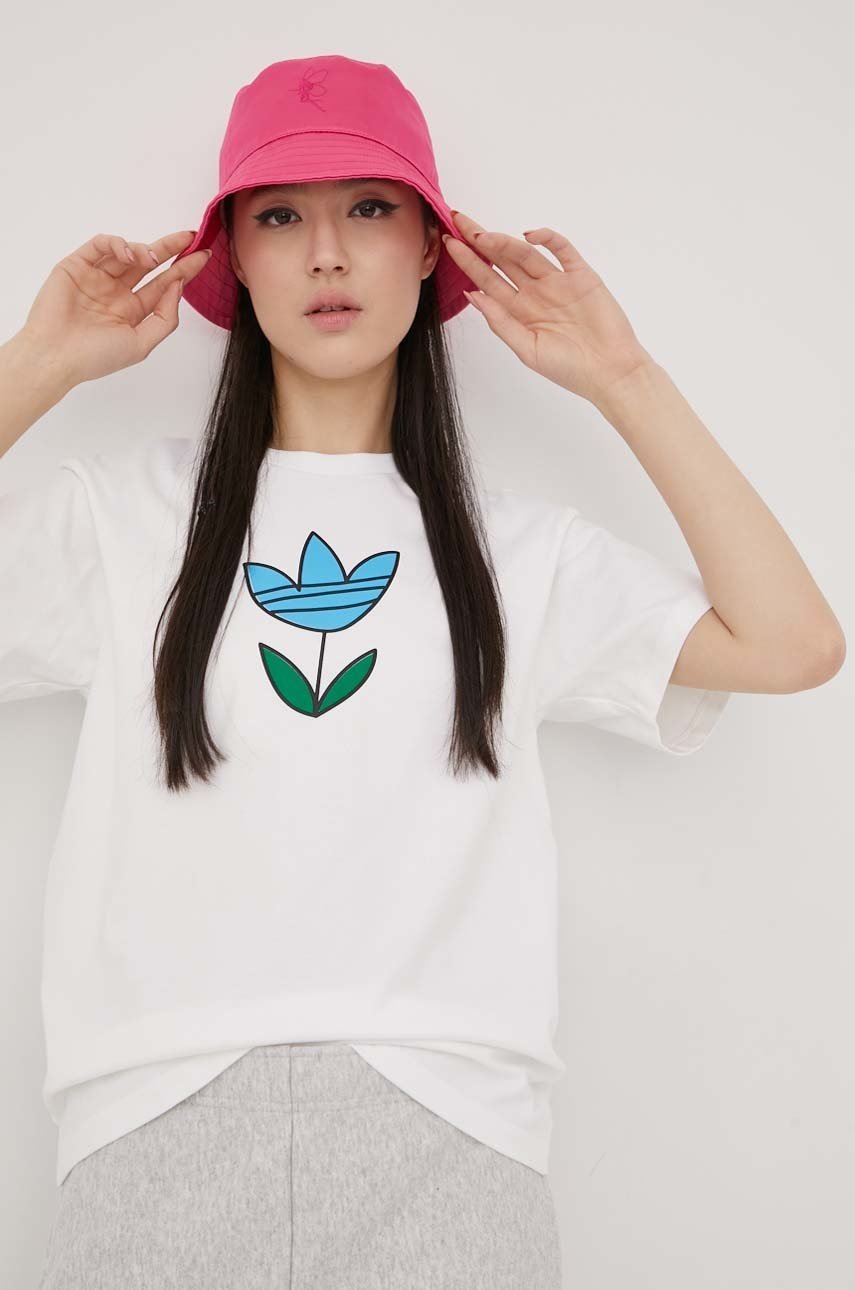 

Памучна тениска adidas Originals Always Original в бяло, Бял