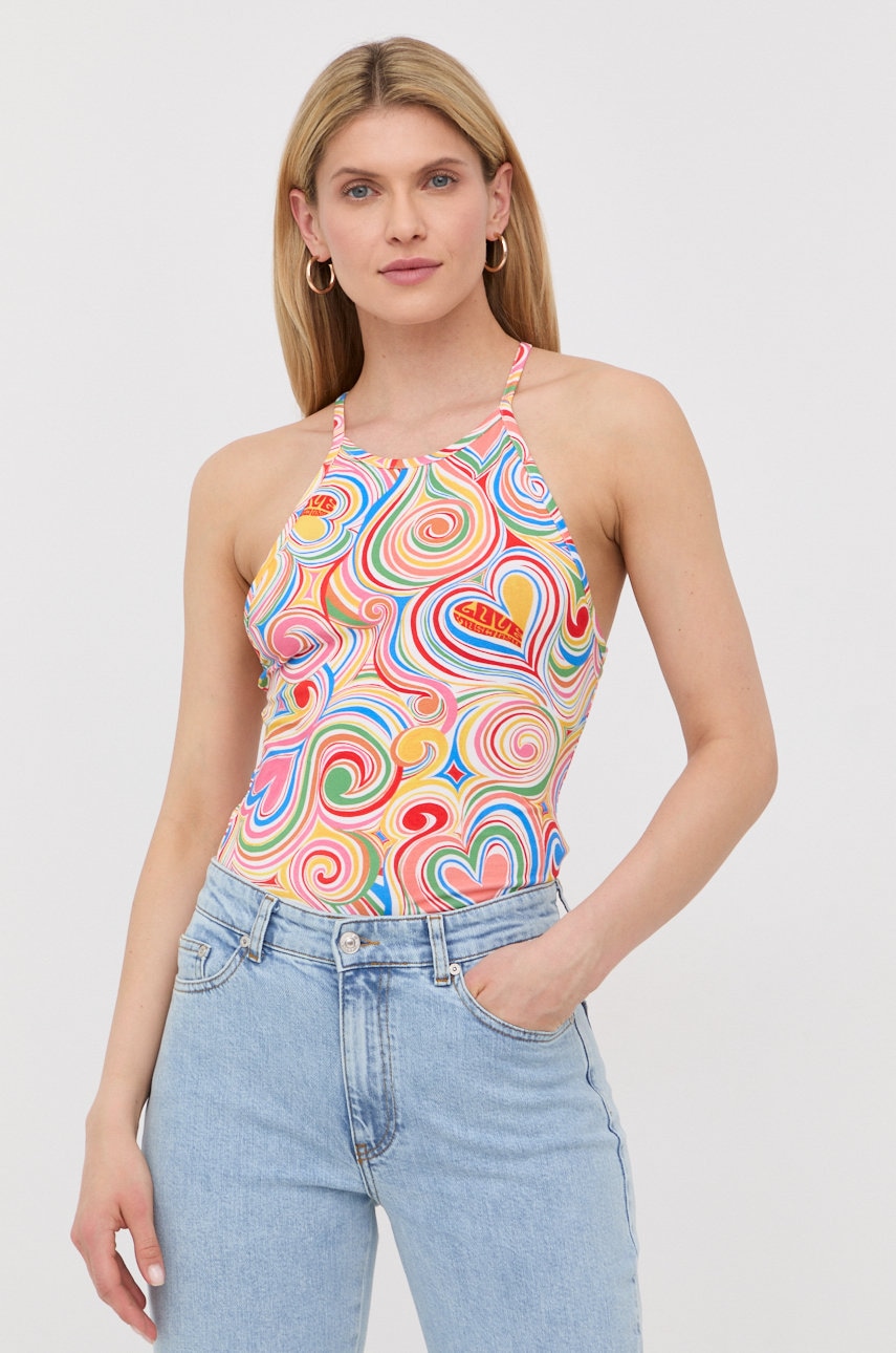 Love Moschino Top Femei, Cu Spate Descoperit